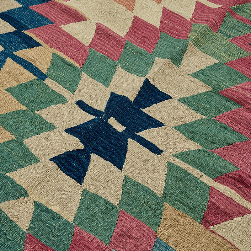 Turkish Handwoven Kilim Rug - K0092534