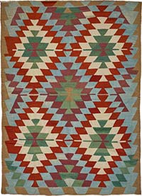 Turkish Handwoven Kilim Rug