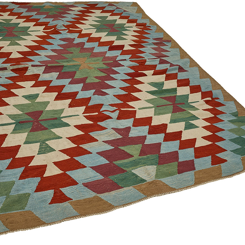 Turkish Handwoven Kilim Rug - K0092535