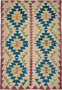 Turkish Handwoven Kilim Rug