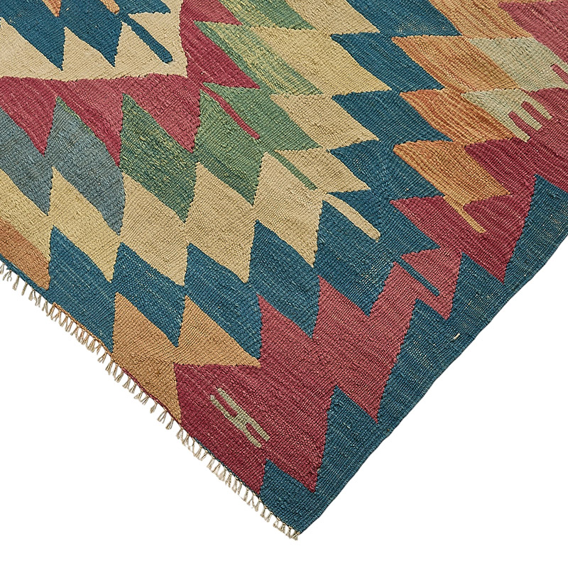 Alfombra Kilim Turca Tejida a Mano - K0092537
