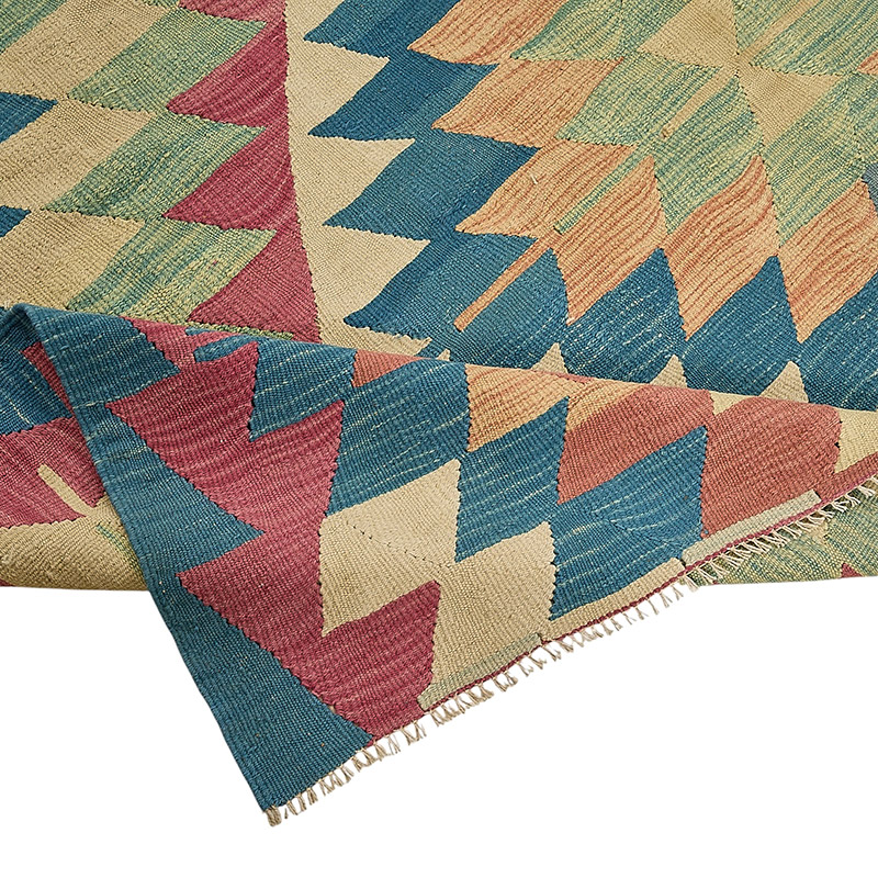 Alfombra Kilim Turca Tejida a Mano - K0092537