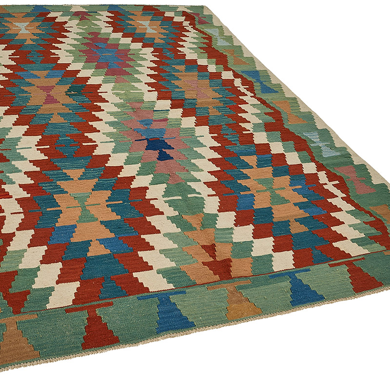 Turkish Handwoven Kilim Rug - K0092538