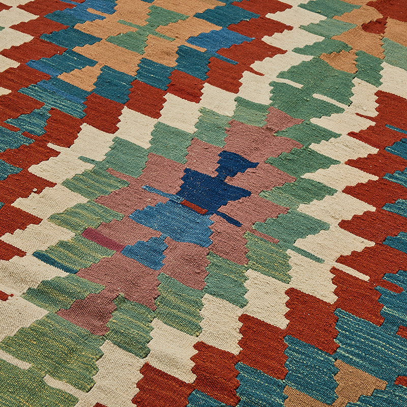 Turkish Handwoven Kilim Rug - K0092538