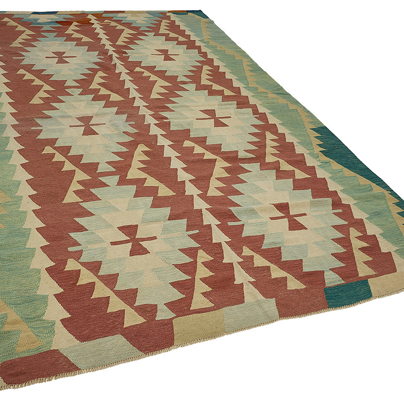 Turkish Handwoven Kilim Rug - K0092539