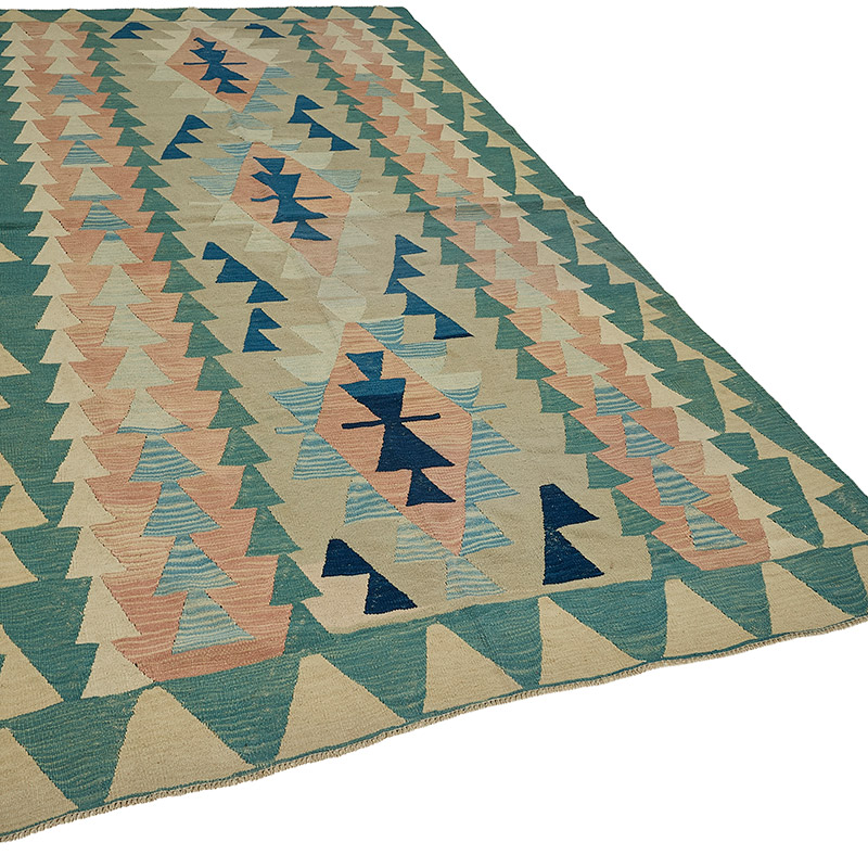 Turkish Handwoven Kilim Rug - K0092540