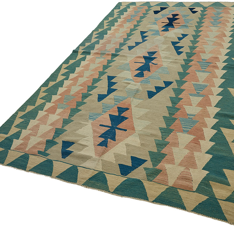 Turkish Handwoven Kilim Rug - K0092540