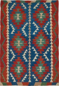 Turkish Handwoven Kilim Rug