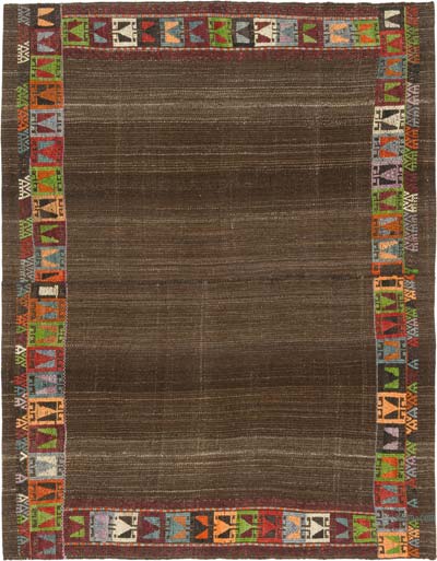Alfombra Vintage Anatolian Kilim - 110 cm x 140 cm