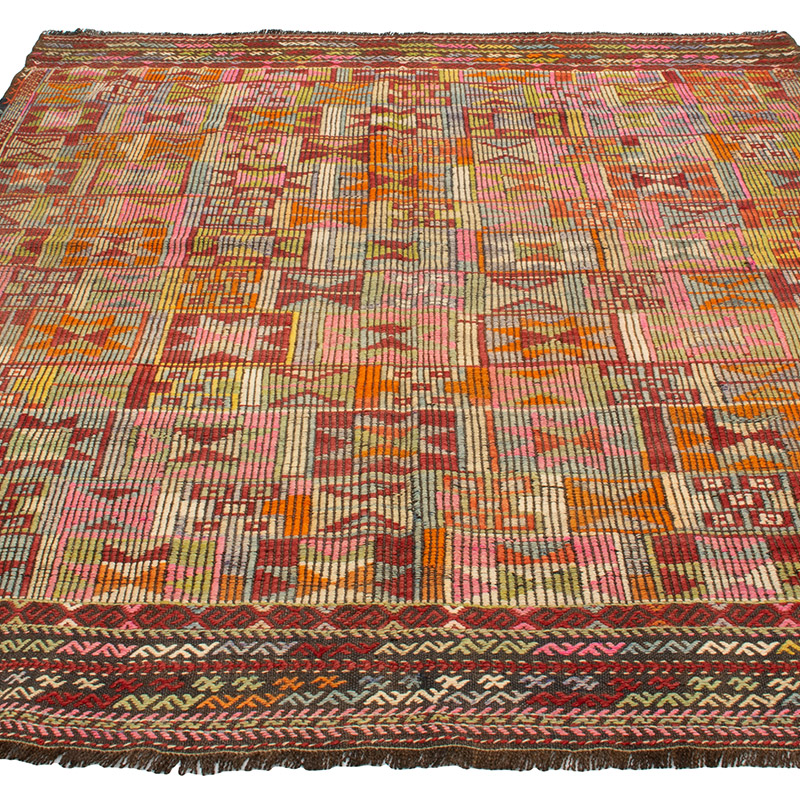 Vintage Anatolian Jijim Rug - K0092551