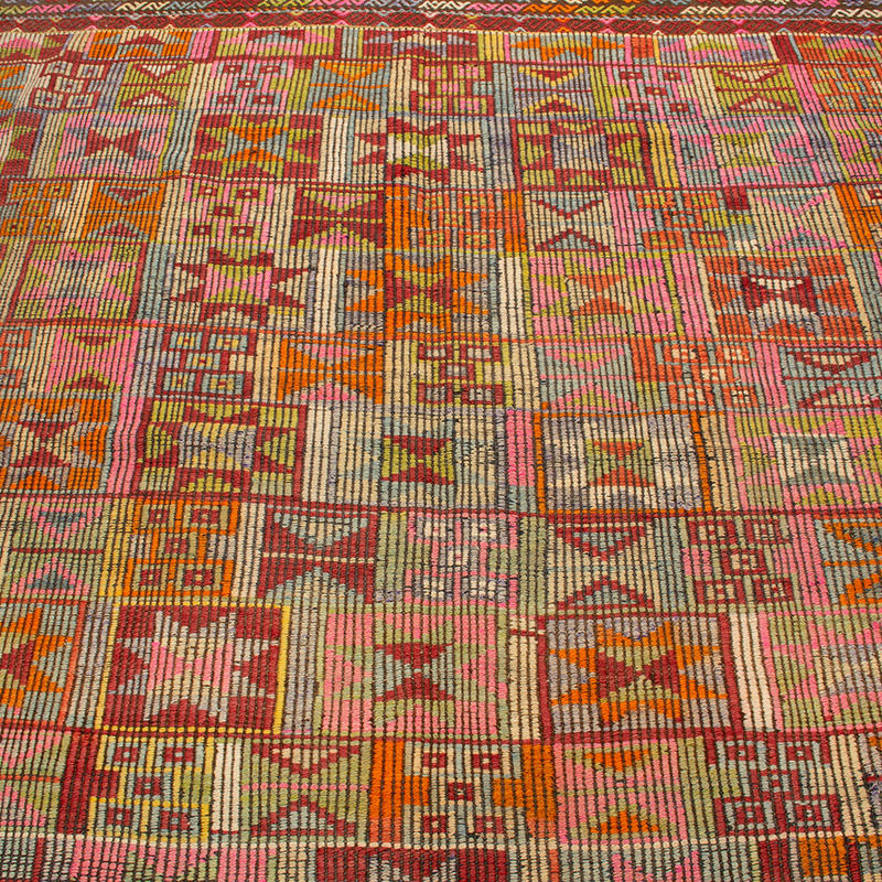 Vintage Anatolian Jijim Rug - K0092551