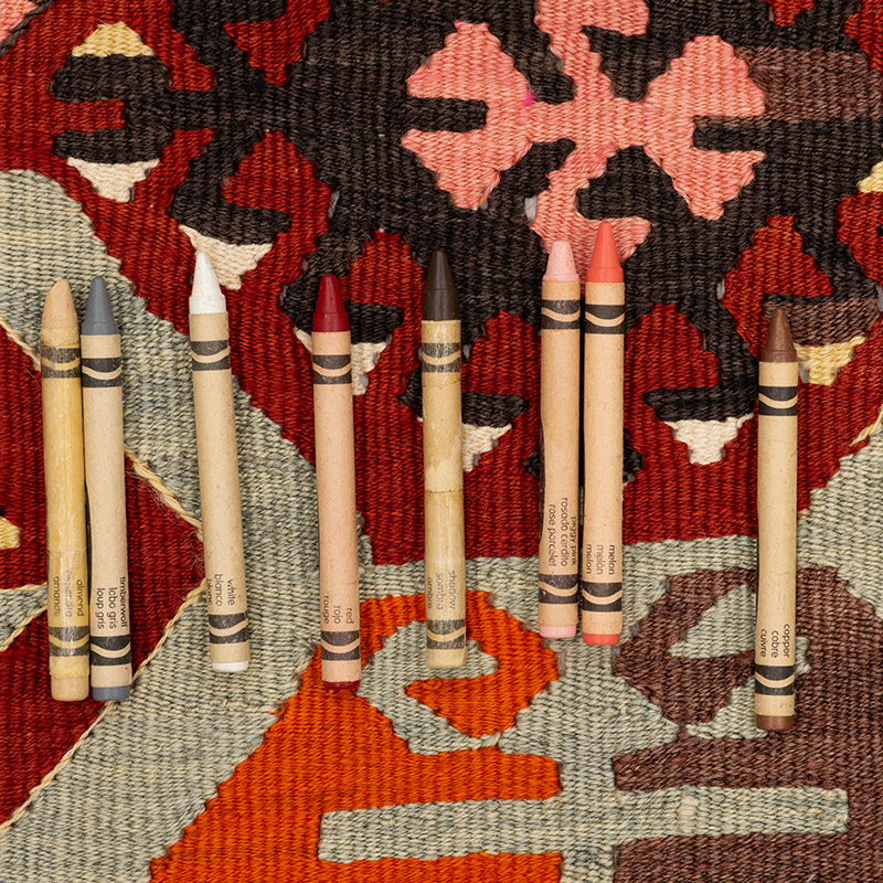 Vintage Adana Kilim Rug - 6' 1" x 10' 3" (73" x 123") - K0092555