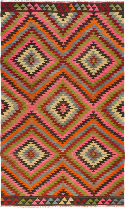 Vintage Mihalic Kilim Rug - 6' 7" x 10' 8" (79" x 128")