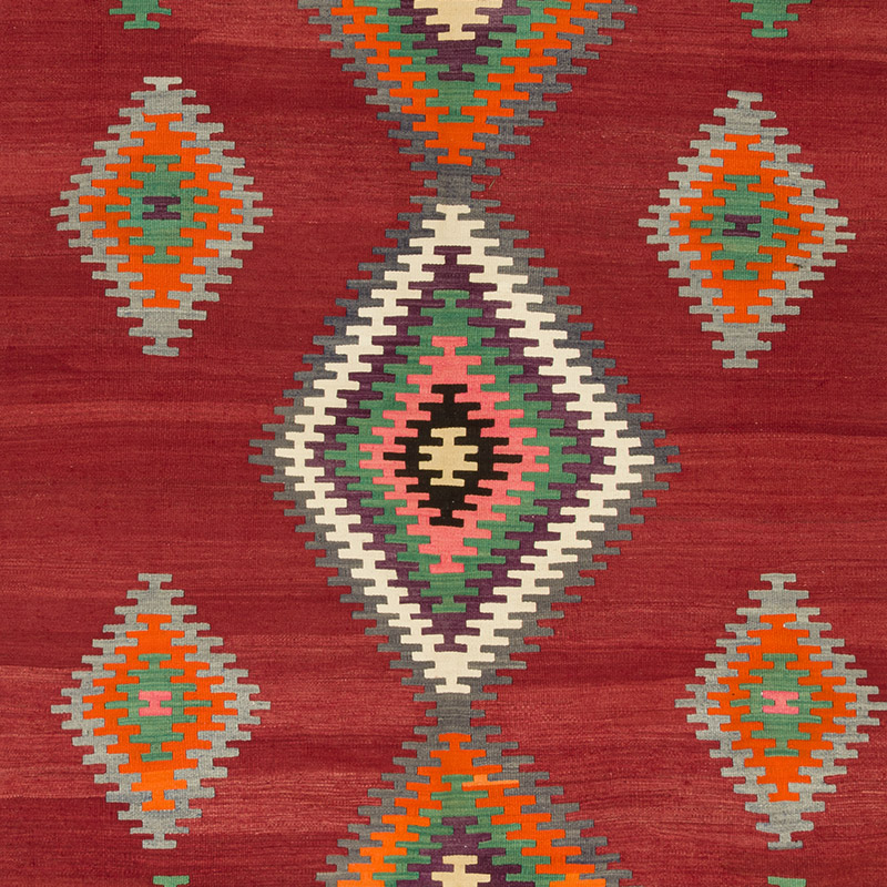 Vintage Mihalic Kilim Rug - 6' 1" x 9' 5" (73" x 113") - K0092561