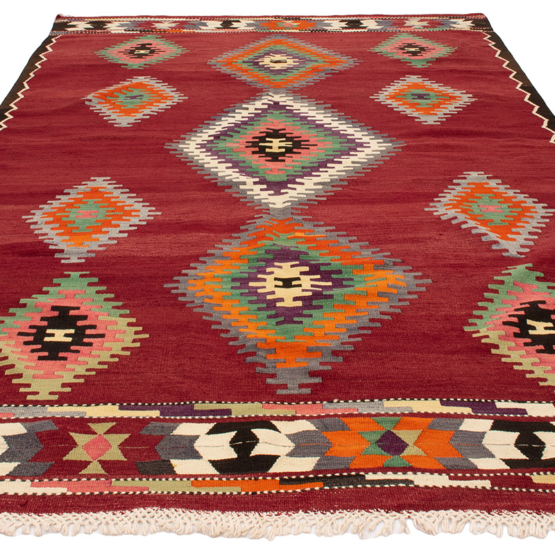 Vintage Mihalic Kilim Rug - 6' 1" x 9' 5" (73" x 113") - K0092561