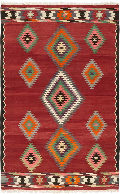 Vintage Mihalic Kilim Rug - 6' 1" x 9' 5" (73" x 113")
