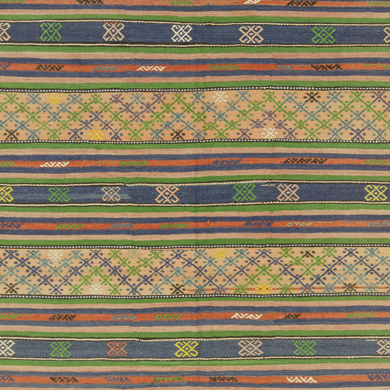 Vintage Oushak Kilim Rug - 5' 11" x 8' 10" (71" x 106") - K0092562