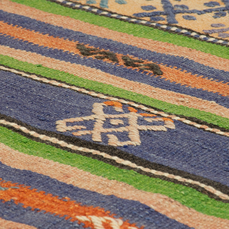 Vintage Oushak Kilim Rug - 5' 11" x 8' 10" (71" x 106") - K0092562