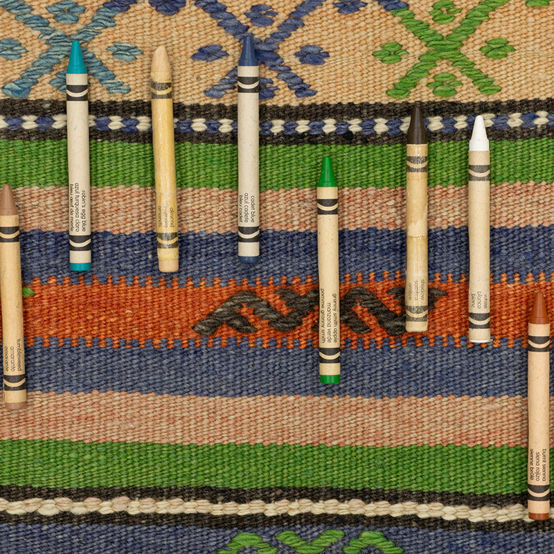 Vintage Oushak Kilim Rug - 5' 11" x 8' 10" (71" x 106") - K0092562