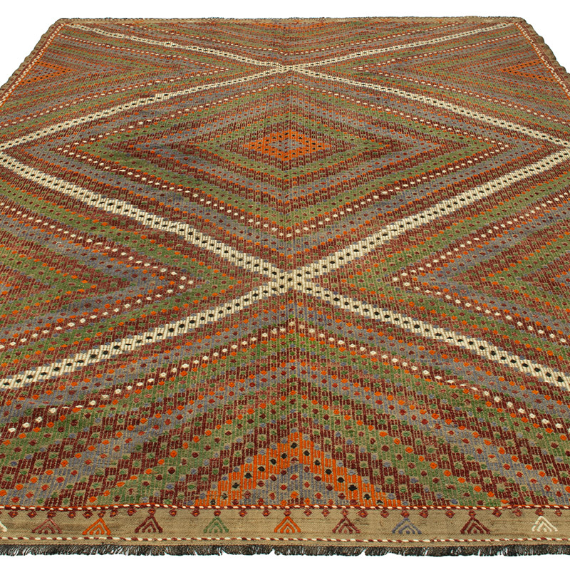 Vintage Anatolian Jijim Rug - K0092564