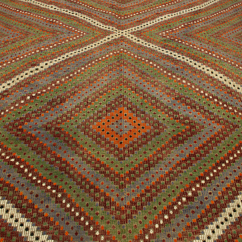 Vintage Anatolian Jijim Rug - K0092564
