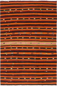 Vintage Sivas Kilim Rug - 6' 9" x 10'  (81" x 120")
