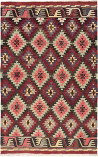 Vintage Mihalic Kilim Rug - 6' 7" x 10' 5" (79" x 125")
