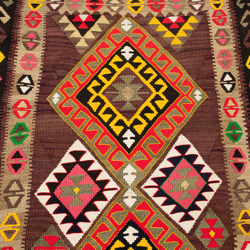 Vintage Kars Kilim Rug - 2' 11" x 4' 3" (35" x 51") - K0092571