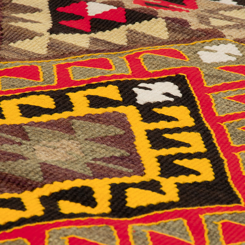 Vintage Kars Kilim Rug - 2' 11" x 4' 3" (35" x 51") - K0092571