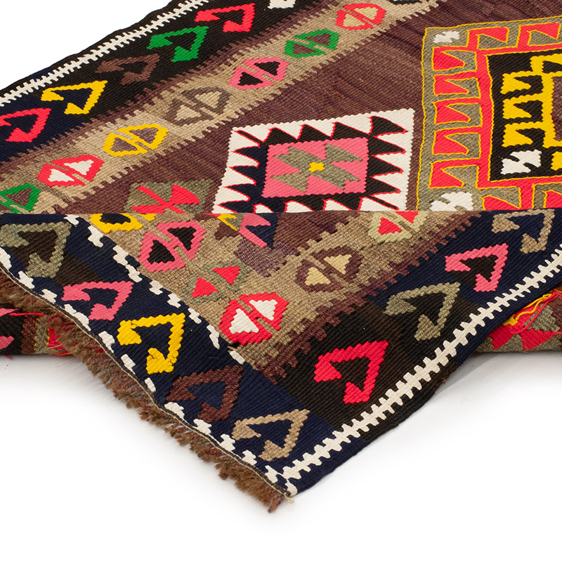 Vintage Kars Kilim Rug - 2' 11" x 4' 3" (35" x 51") - K0092571
