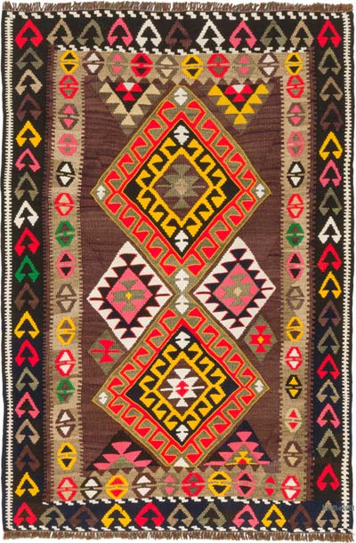 Alfombra Kars Kilim Vintage - 88 cm x 130 cm