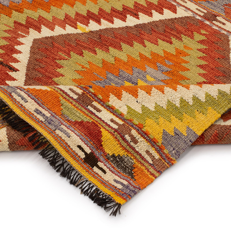 Vintage Antalya Kilim Rug - 2' 11" x 3' 2" (35" x 38") - K0092572