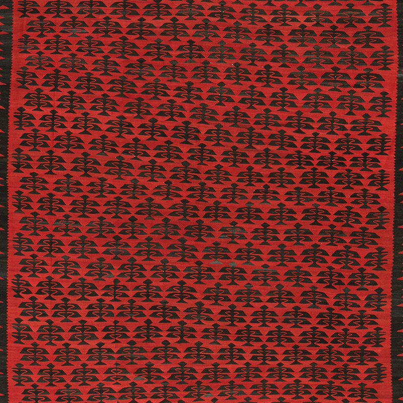 Vintage Bulgarian Kilim Rug - K0092573