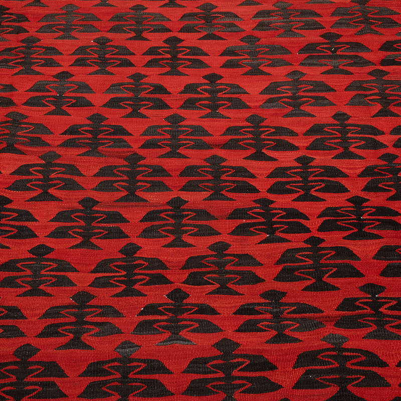 Vintage Bulgarian Kilim Rug - K0092573