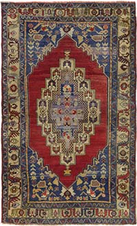 Vintage Turkish Hand-Knotted Rug - 4' 10" x 7' 10" (58" x 94")