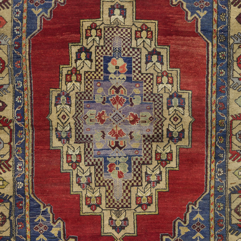 El Dokuma Vintage Halı - 147 cm x 240 cm - K0092574