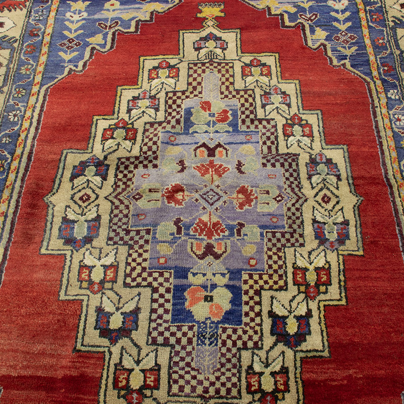 El Dokuma Vintage Halı - 147 cm x 240 cm - K0092574