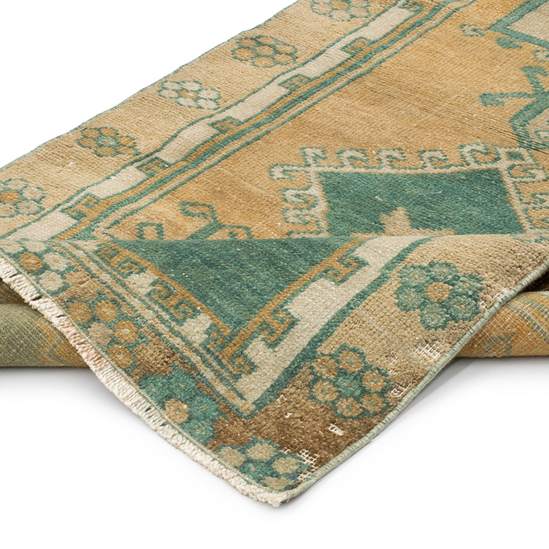 Pasillo Vintage Turco Anudado a Mano - 79 cm x 182 cm - K0092575