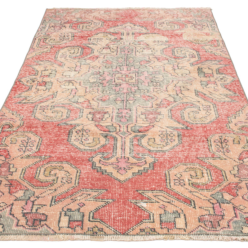 Vintage Turkish Hand-Knotted Rug - 3' 9" x 6' 7" (45" x 79") - K0092576