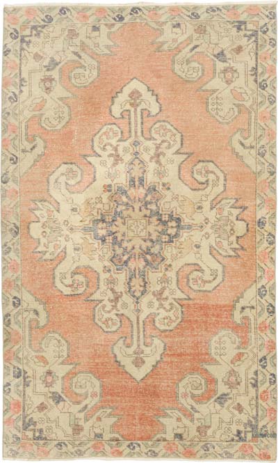 Vintage Turkish Hand-Knotted Rug - 4' 4" x 7' 3" (52" x 87")