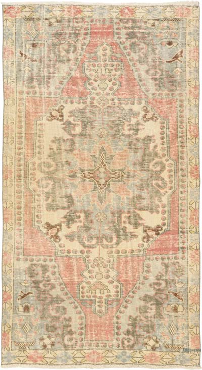 Vintage Turkish Hand-Knotted Rug - 3' 10" x 6' 8" (46" x 80")