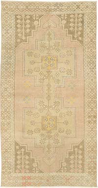 El Dokuma Vintage Halı - 123 cm x 241 cm