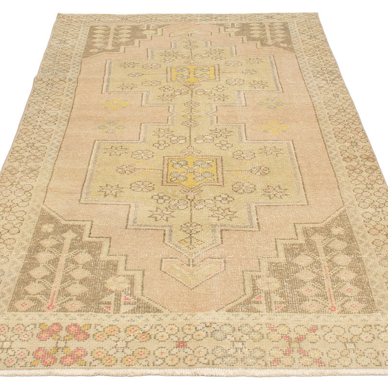 El Dokuma Vintage Halı - 123 cm x 241 cm - K0092579