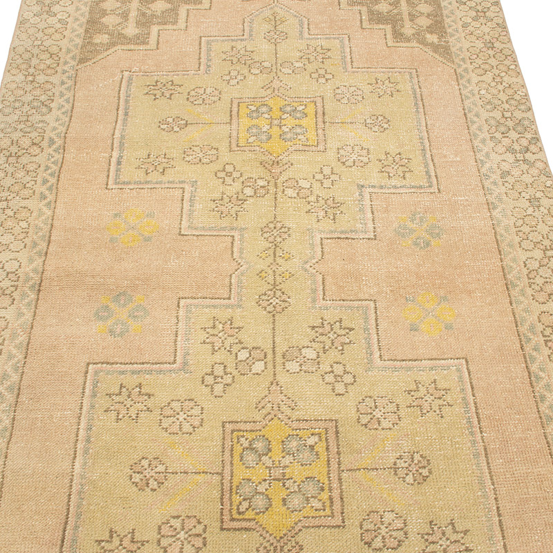 El Dokuma Vintage Halı - 123 cm x 241 cm - K0092579