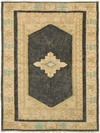 El Dokuma Vintage Halı - 97 cm x 127 cm