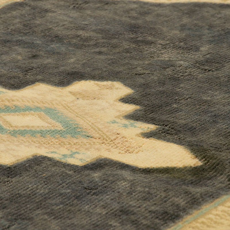 Vintage Turkish Hand-Knotted Rug - 97 cm x 127 cm - K0092580
