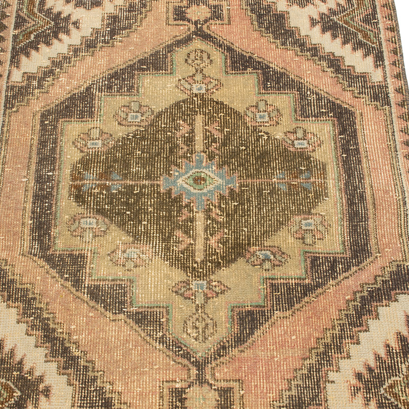 Vintage Turkish Hand-Knotted Rug - 2' 4" x 3' 10" (28" x 46") - K0092581