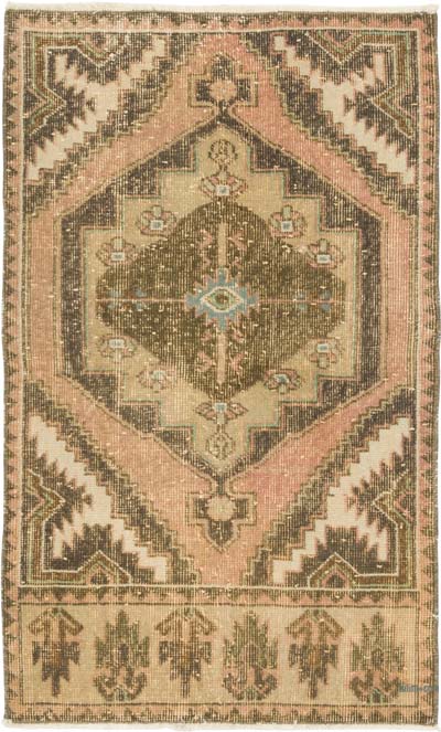 Vintage Turkish Hand-Knotted Rug - 2' 4" x 3' 10" (28" x 46")