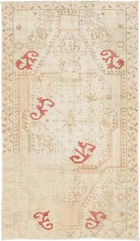 El Dokuma Vintage Halı - 120 cm x 210 cm