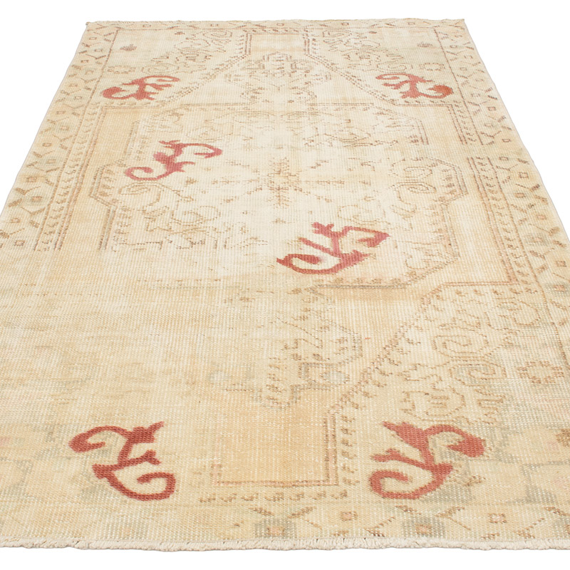 Vintage Turkish Hand-Knotted Rug - 3' 11" x 6' 11" (47" x 83") - K0092582